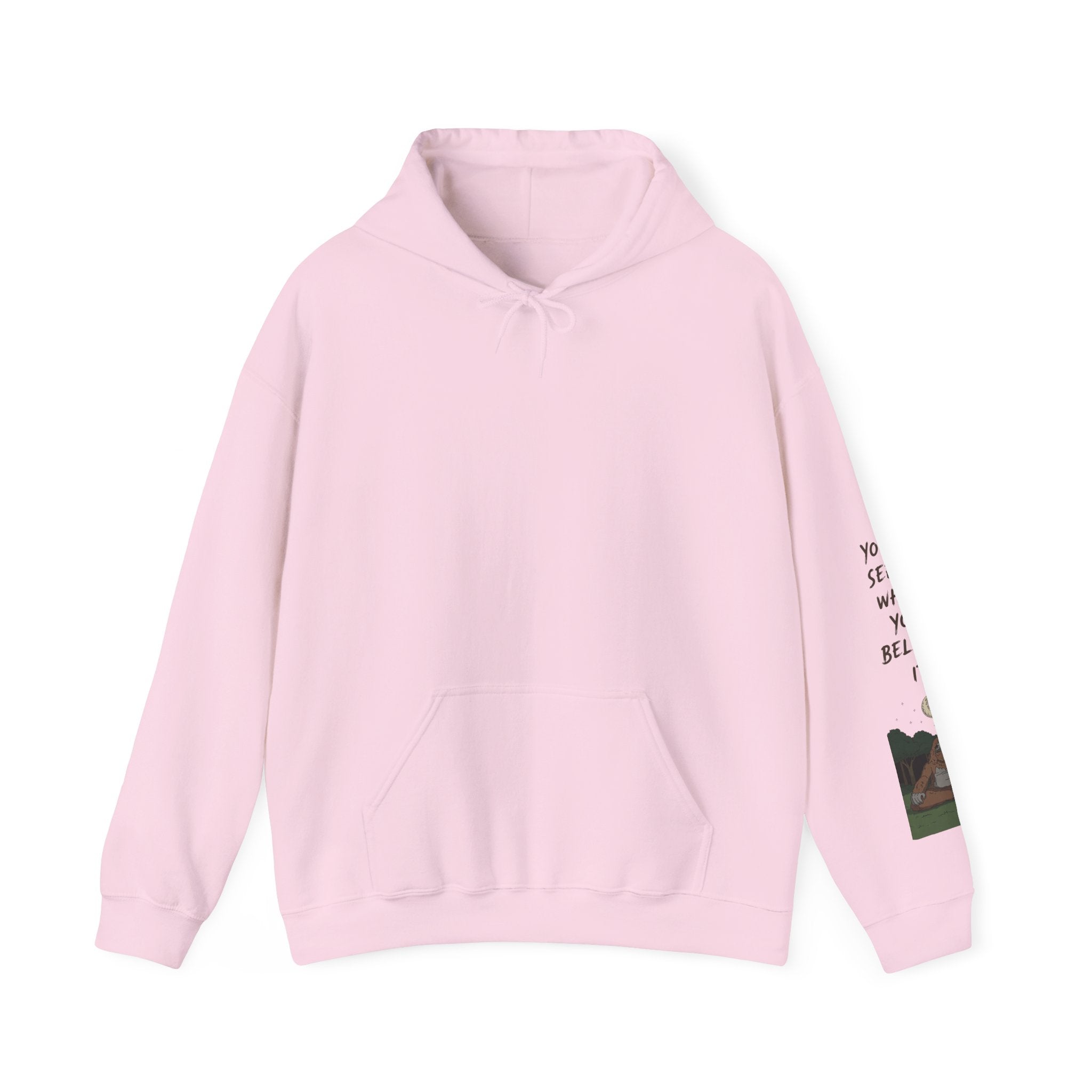 Sasquatch Bucket Hat Hoodie — "Waddy... Waddy" Graphic Pullover