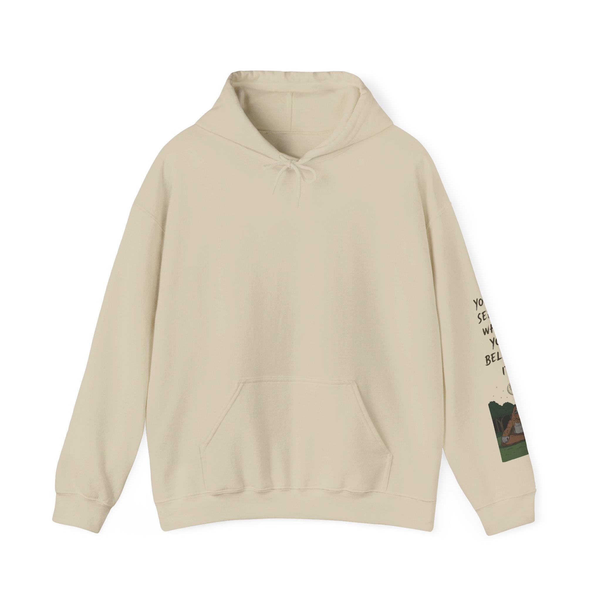 Sasquatch Bucket Hat Hoodie — "Waddy... Waddy" Graphic Pullover