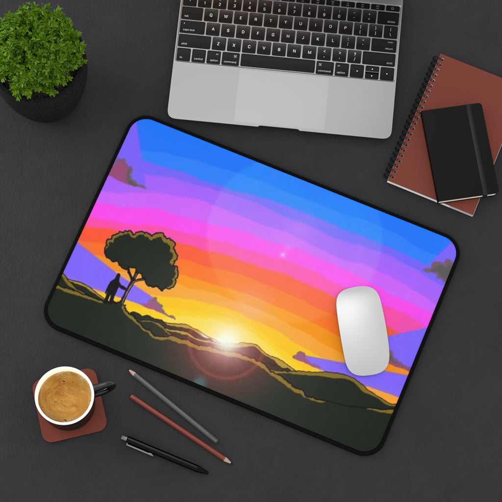Desk Mat — Colorful Sunrise Landscape Mousepad