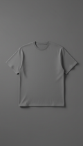 Statement steel gray t-shirt