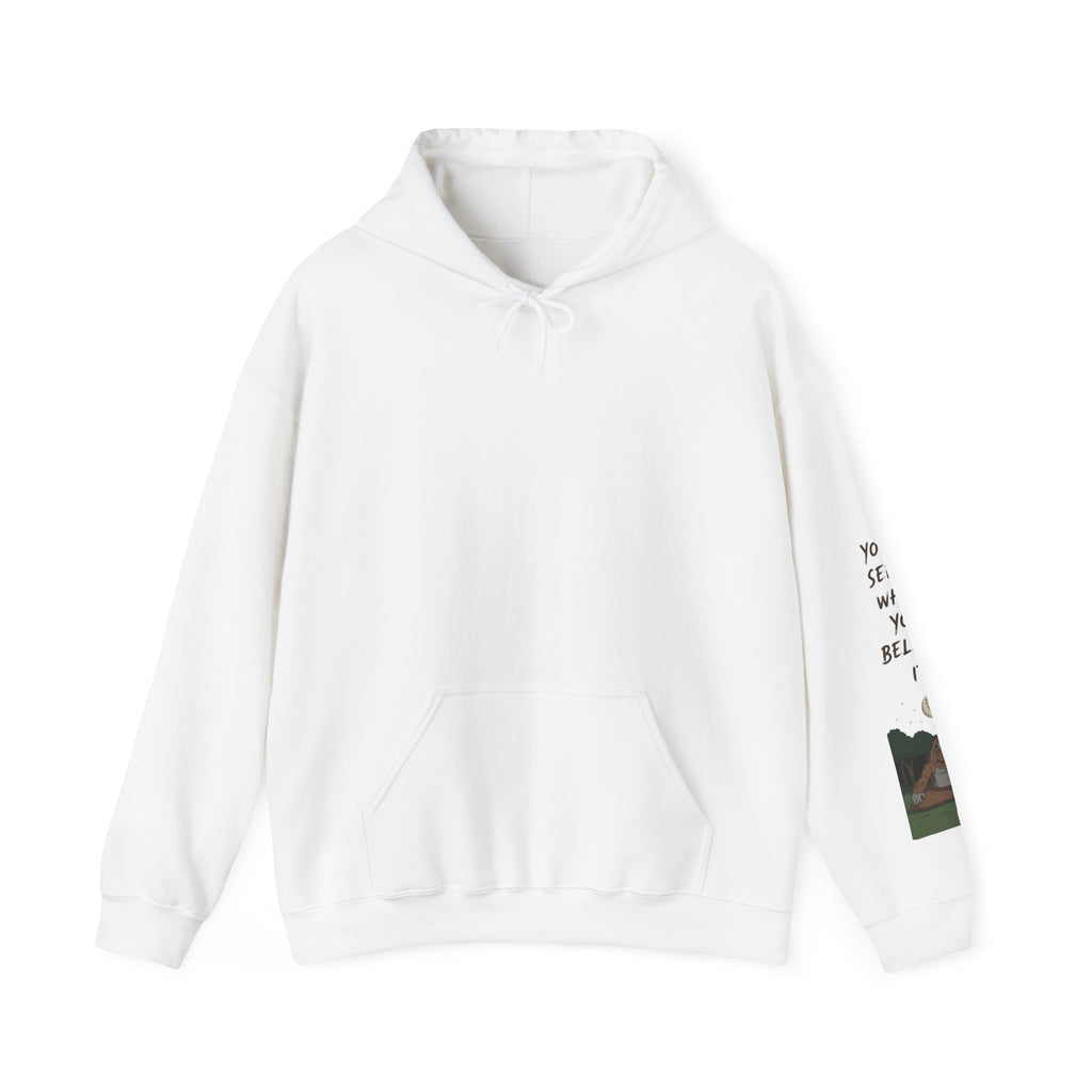 Sasquatch Bucket Hat Hoodie — "Waddy... Waddy" Graphic Pullover