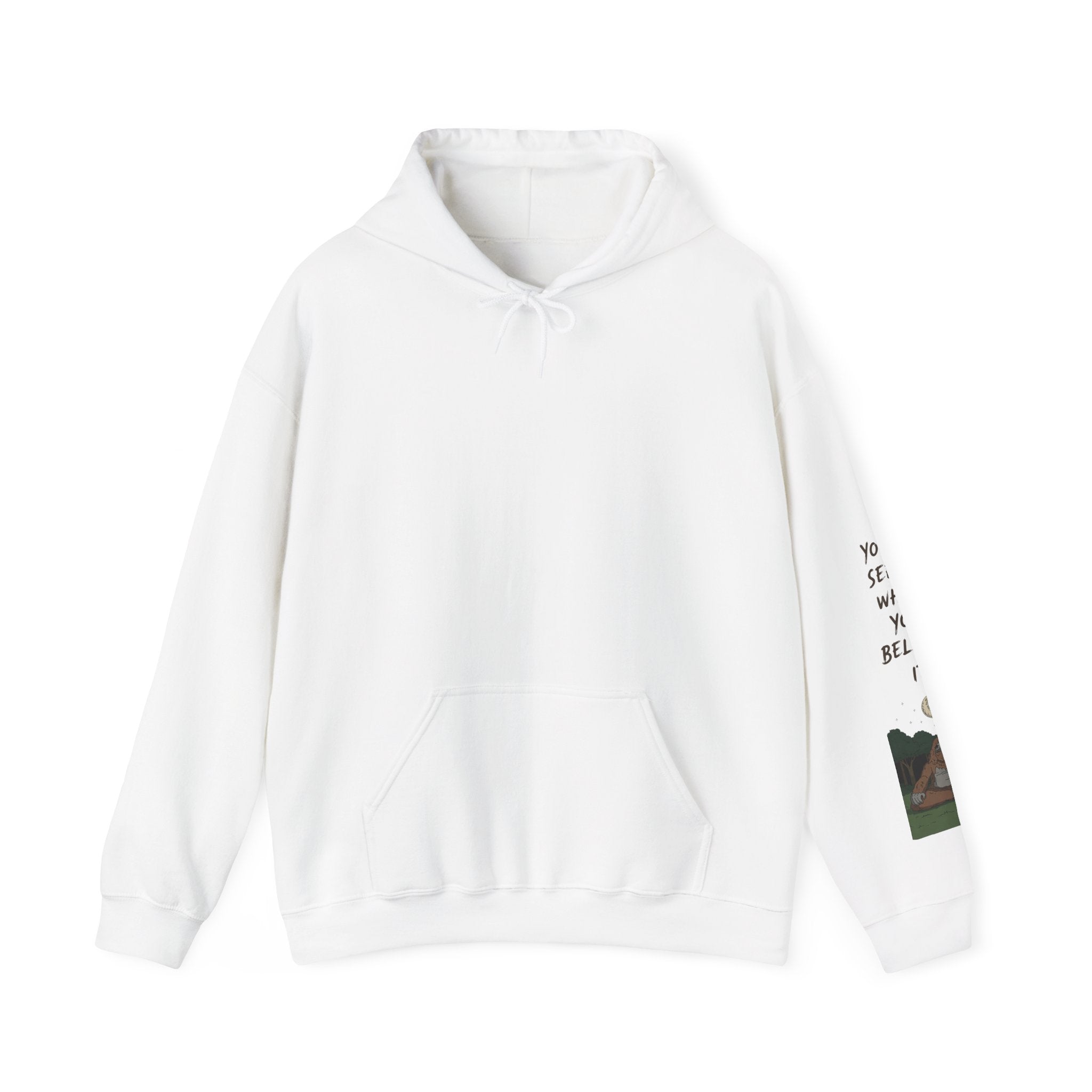 Sasquatch Bucket Hat Hoodie — "Waddy... Waddy" Graphic Pullover