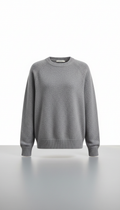 Soft Gray Knit Pullover